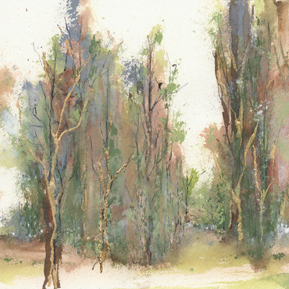 Gilded Path I by Chris Paschke. SKU 90866a. Archival Giclee Fine art print for wall decor.