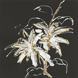 Gilded Poinsettias by Chris Paschke. SKU 26156a. Archival Giclee Fine art print for wall decor.