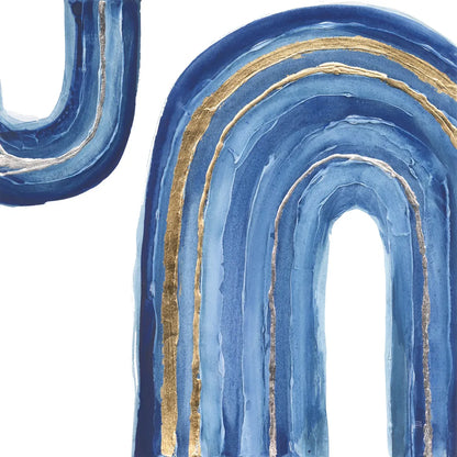 Gilded Rainbow I by Chris Paschke. SKU 68185a. Archival Giclee Fine art print for wall decor.