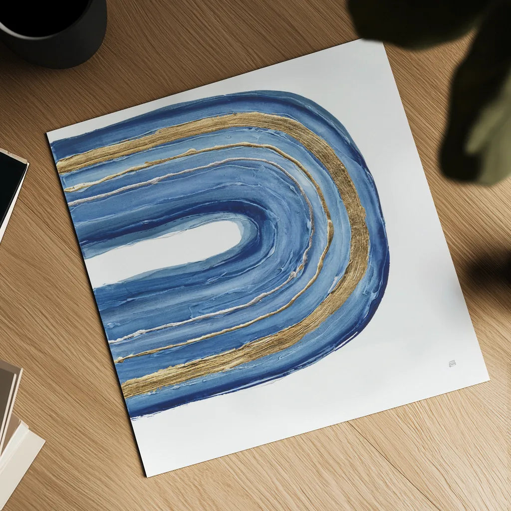 Gilded Rainbow II by Chris Paschke. Shown as a detailed flat fine art print, highlighting archival giclee quality. Available as an archival giclee rolled canvas, fine art paper, or poster print. SKU 68186a.