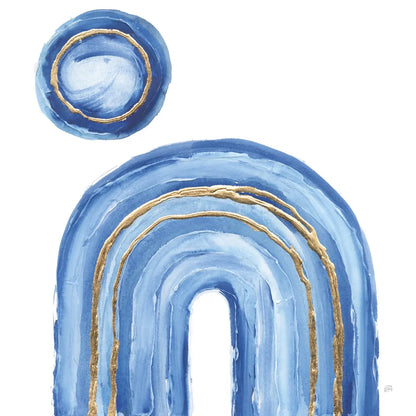 Gilded Rainbow III by Chris Paschke. SKU 68187a. Archival Giclee Fine art print for wall decor.