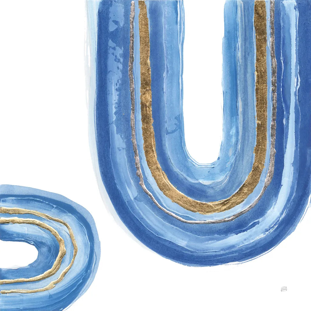 Gilded Rainbow IV by Chris Paschke. SKU 68188a. Archival Giclee Fine art print for wall decor.