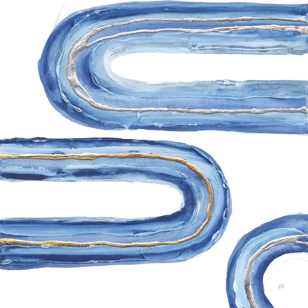 Gilded Rainbow V by Chris Paschke. SKU 68189a. Archival Giclee Fine art print for wall decor.