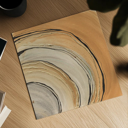 Gilded Rings by Chris Paschke. Shown as a detailed flat fine art print, highlighting archival giclee quality. Available as an archival giclee rolled canvas, fine art paper, or poster print. SKU 26753a.