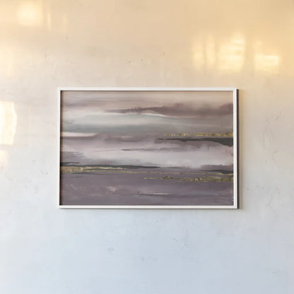 Gilded Storm I by Chris Paschke. shown as a paper print in a white frame. Available as a archival giclee rolled canvas, fine art paper, or poster print. SKU 25731i.