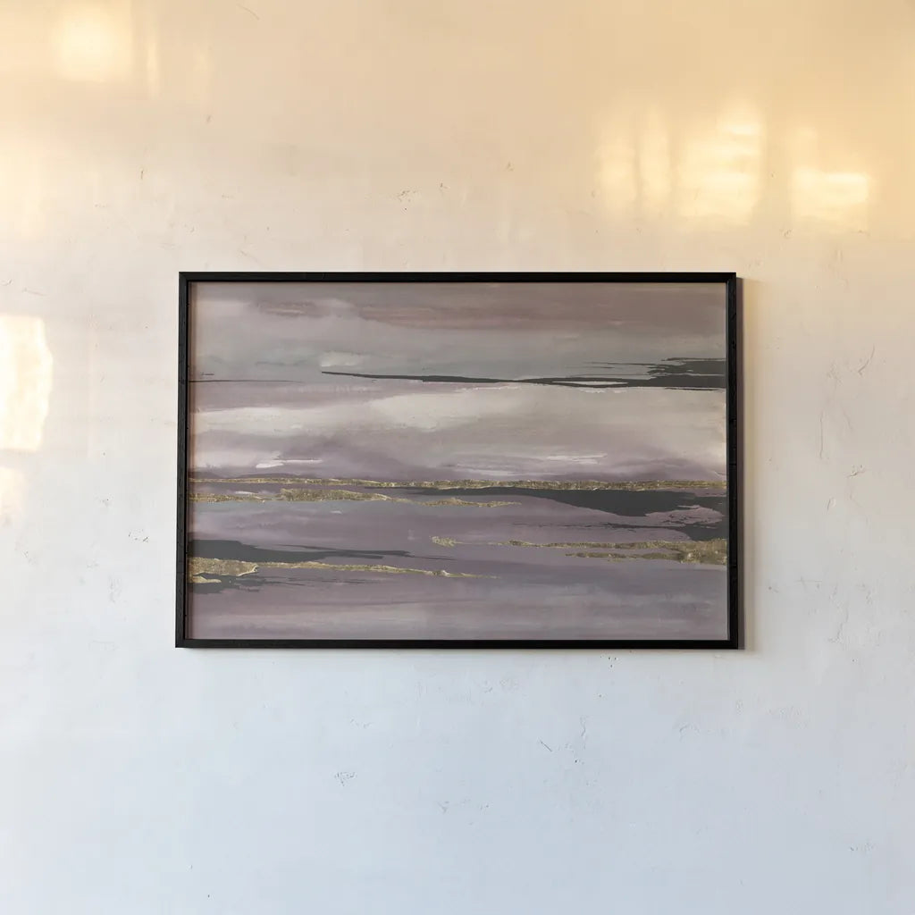 Gilded Storm III by Chris Paschke. shown as a paper print in a black flame. Available as a archival giclee rolled canvas, fine art paper, or poster print. SKU 25733i.