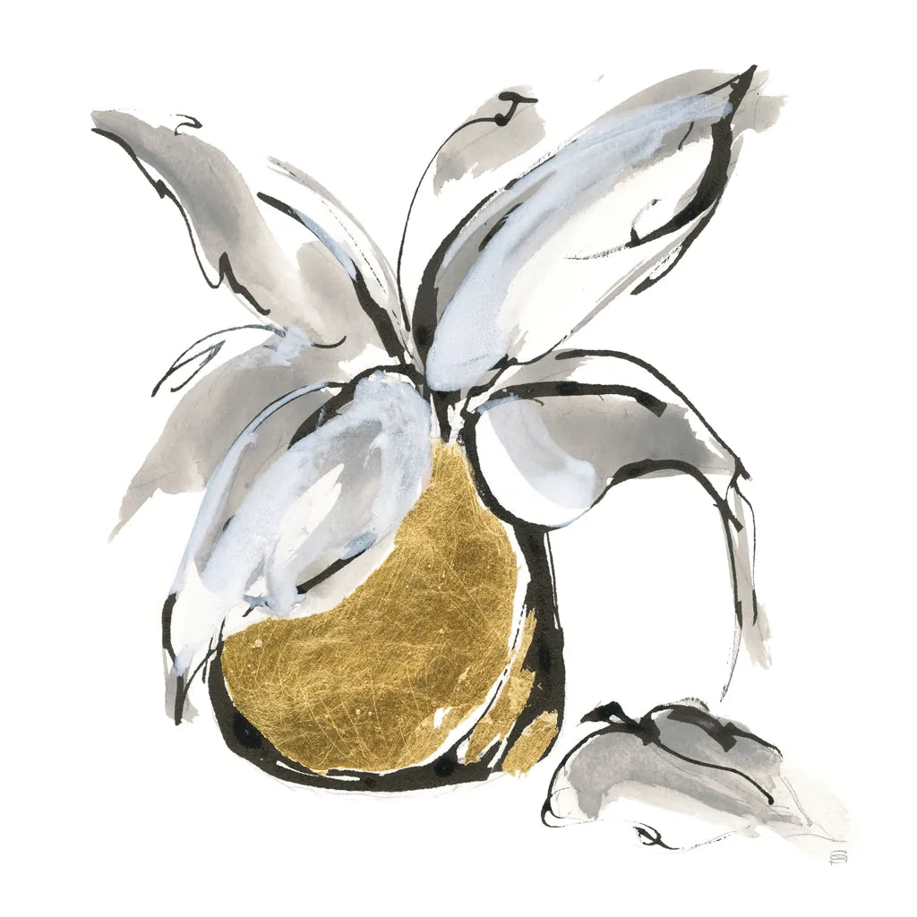 Gilded Vase I by Chris Paschke. SKU 74096a. Archival Giclee Fine art print for wall decor.