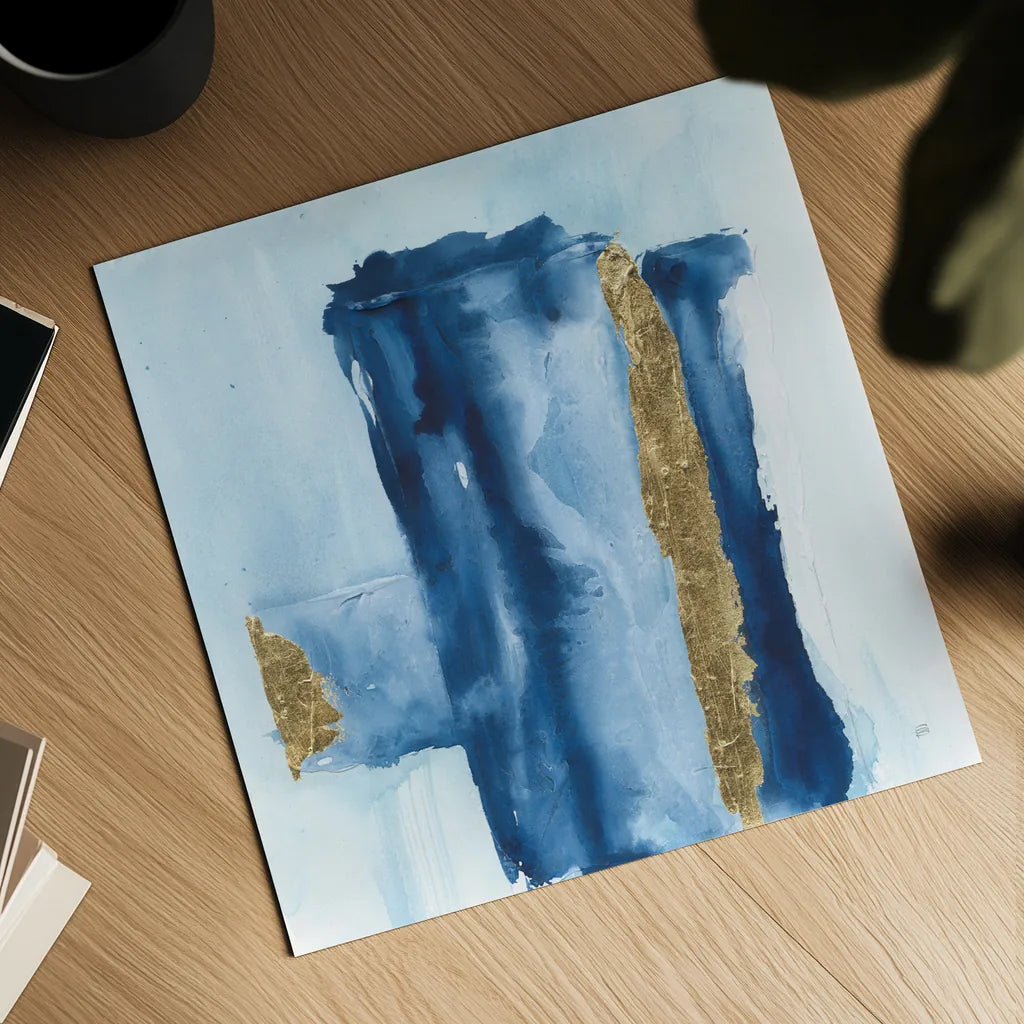 Glacier I by Chris Paschke. Shown as a detailed flat fine art print, highlighting archival giclee quality. Available as an archival giclee rolled canvas, fine art paper, or poster print. SKU 68190a.