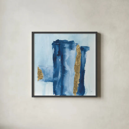 Glacier I by Chris Paschke. Shown in a sleek black glass frame for a contemporary gallery look. Available as an archival giclee rolled canvas, fine art paper, or poster print. SKU 68190a.