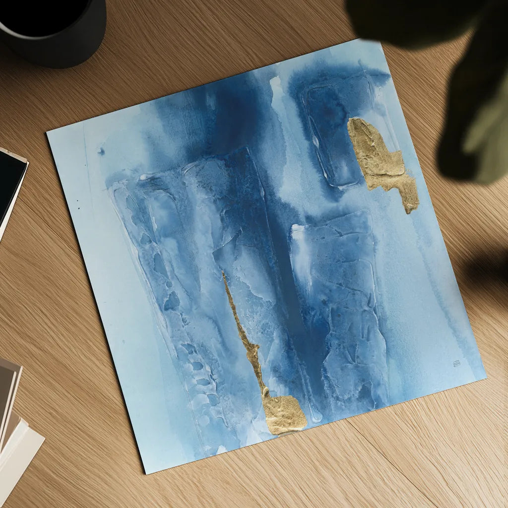 Glacier II by Chris Paschke. Shown as a detailed flat fine art print, highlighting archival giclee quality. Available as an archival giclee rolled canvas, fine art paper, or poster print. SKU 68191a.