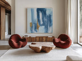 Glacier VII by Chris Paschke. Shown as extra-large giant wall art in a modern living room. Available as an archival giclee rolled canvas, fine art paper, or poster print. SKU 68196a.