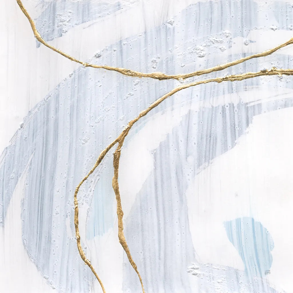 Gold Branches I by Chris Paschke. SKU 99526a. Archival Giclee Fine art print for wall decor.