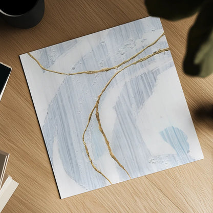 Gold Branches I by Chris Paschke. Shown as a detailed flat fine art print, highlighting archival giclee quality. Available as an archival giclee rolled canvas, fine art paper, or poster print. SKU 99526a.