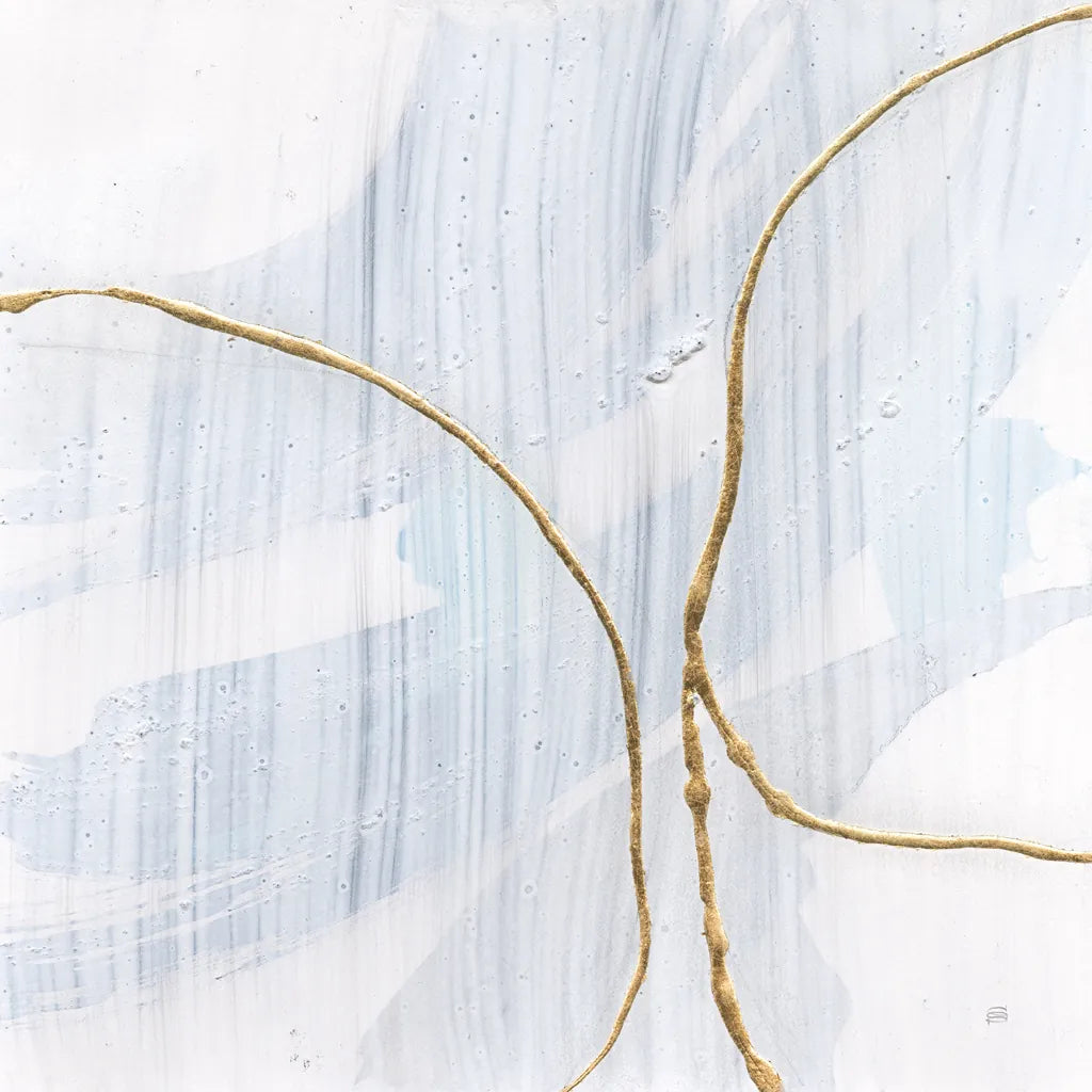 Gold Branches IV by Chris Paschke. SKU 99529a. Archival Giclee Fine art print for wall decor.