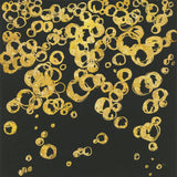 Gold Bubbles II by Chris Paschke. SKU 68834a. Archival Giclee Fine art print for wall decor.