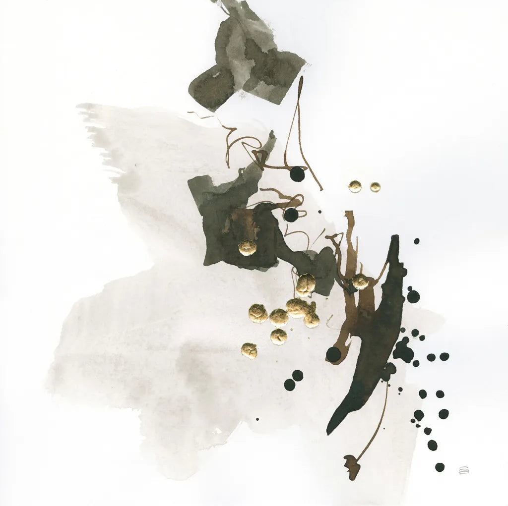 Gold Dots II by Chris Paschke. SKU 78122a. Archival Giclee Fine art print for wall decor.