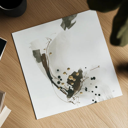 Gold Dots III by Chris Paschke. Shown as a detailed flat fine art print, highlighting archival giclee quality. Available as an archival giclee rolled canvas, fine art paper, or poster print. SKU 78123a.