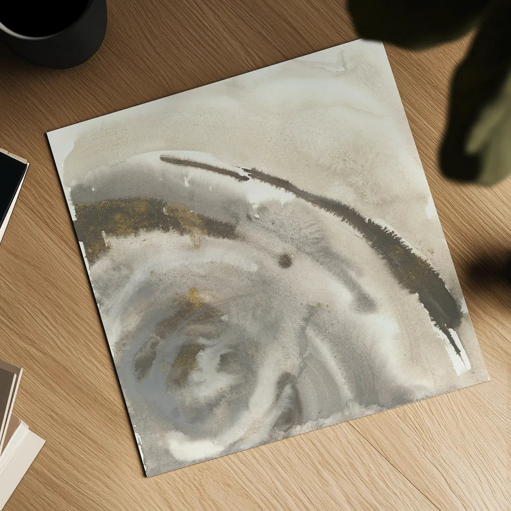 Gold Dust Nebula I by Chris Paschke. Shown as a detailed flat fine art print, highlighting archival giclee quality. Available as an archival giclee rolled canvas, fine art paper, or poster print. SKU 25634a.