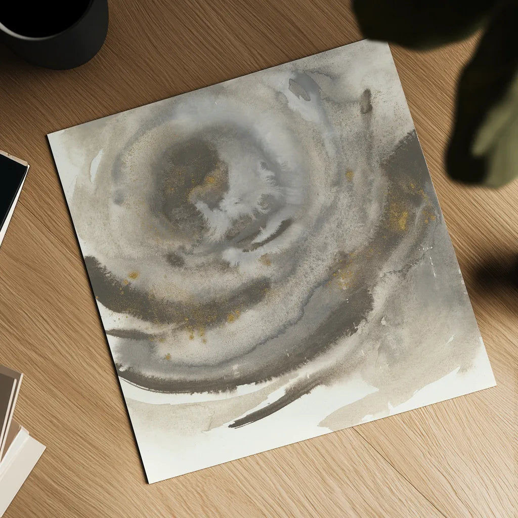 Gold Dust Nebula II by Chris Paschke. Shown as a detailed flat fine art print, highlighting archival giclee quality. Available as an archival giclee rolled canvas, fine art paper, or poster print. SKU 25635a.