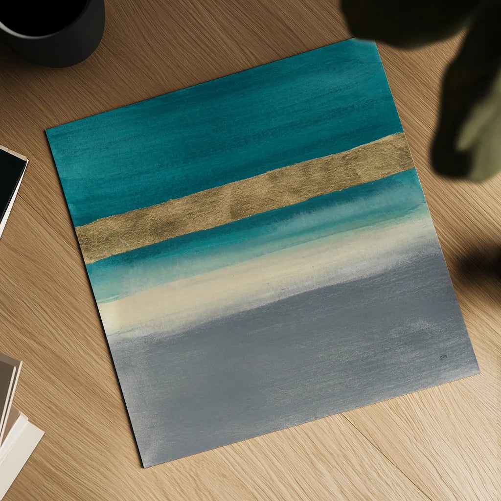 Gold Emerald II by Chris Paschke. Shown as a detailed flat fine art print, highlighting archival giclee quality. Available as an archival giclee rolled canvas, fine art paper, or poster print. SKU 75470a.