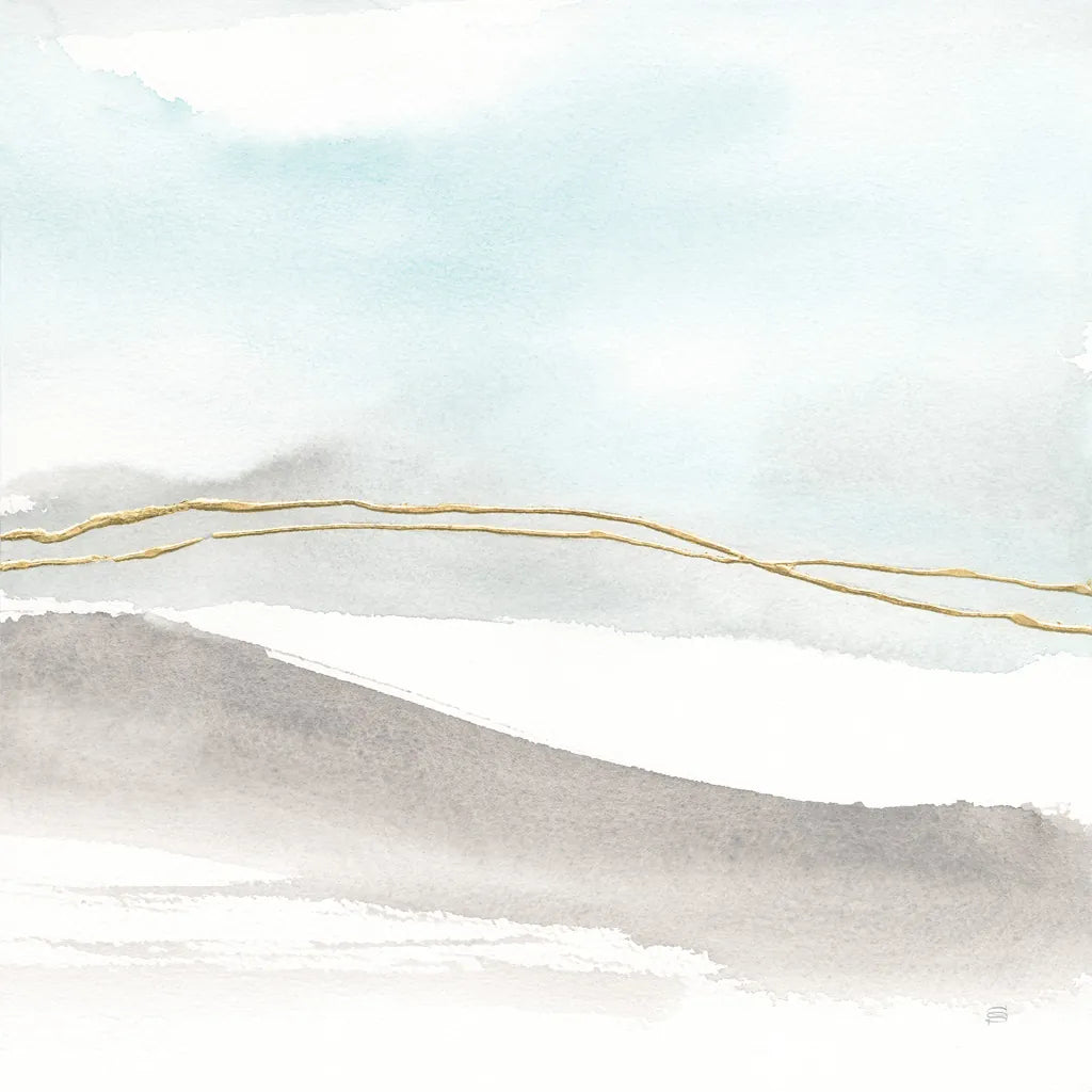 Gold Horizon I by Chris Paschke. SKU 67905a. Archival Giclee Fine art print for wall decor.