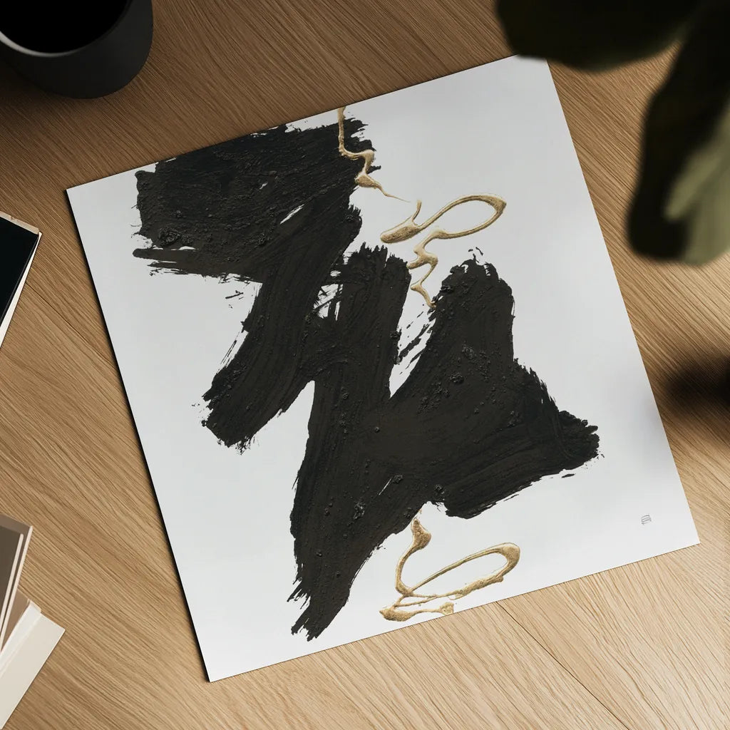 Gold Rope II by Chris Paschke. Shown as a detailed flat fine art print, highlighting archival giclee quality. Available as an archival giclee rolled canvas, fine art paper, or poster print. SKU 99932a.