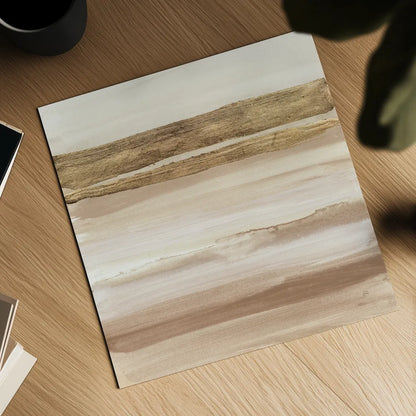 Gold and Brown Sand I Organic by Chris Paschke. Shown as a detailed flat fine art print, highlighting archival giclee quality. Available as an archival giclee rolled canvas, fine art paper, or poster print. SKU 81072a.