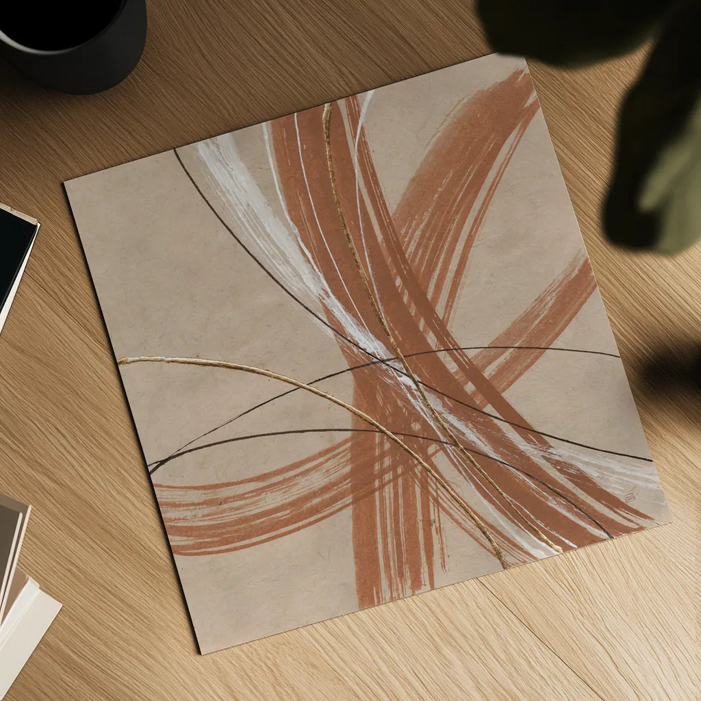 Gold in Opposition II by Chris Paschke. Shown as a detailed flat fine art print, highlighting archival giclee quality. Available as an archival giclee rolled canvas, fine art paper, or poster print. SKU 84569a.