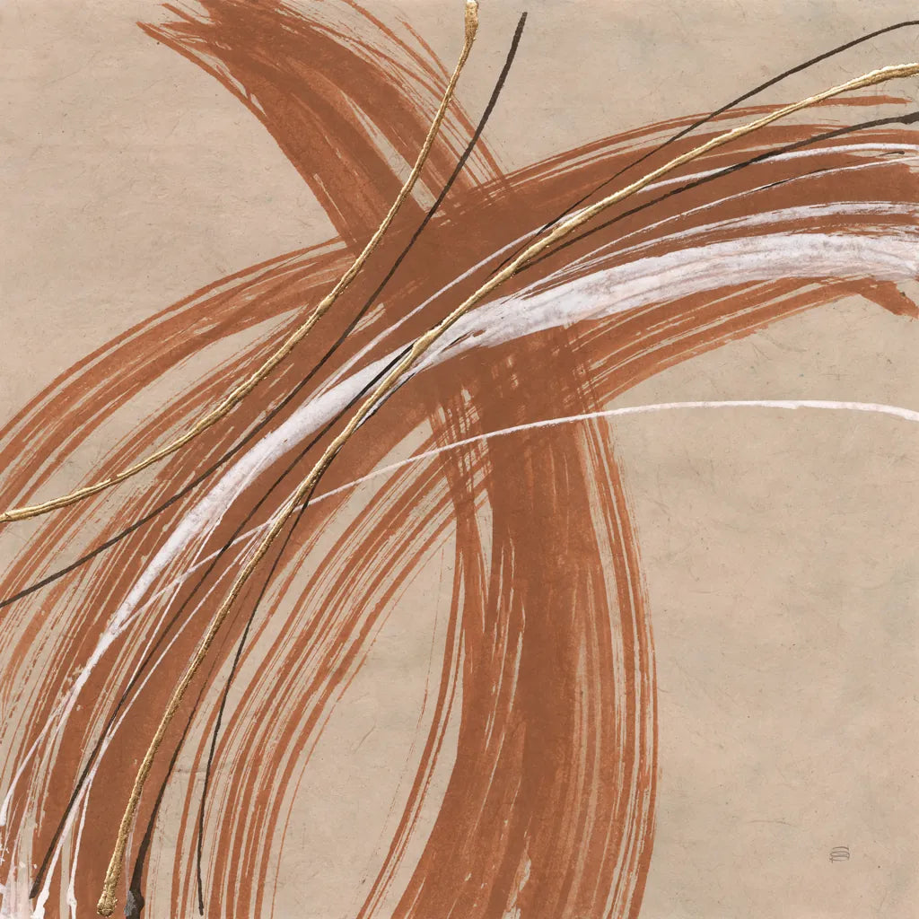 Gold in Opposition IV by Chris Paschke. SKU 84571a. Archival Giclee Fine art print for wall decor.