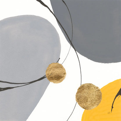 Golden Orbs IV by Chris Paschke. SKU 88081a. Archival Giclee Fine art print for wall decor.