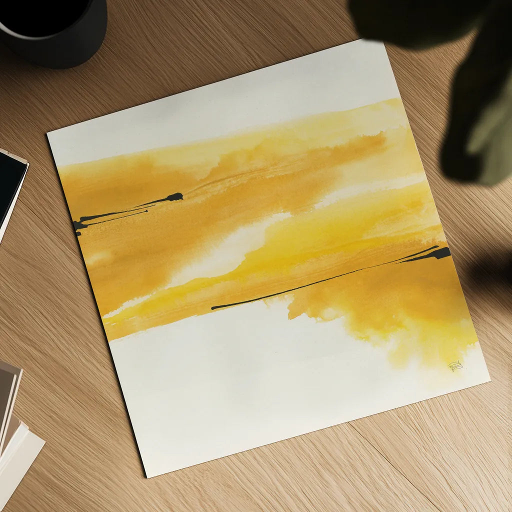 Golden Reflection I by Chris Paschke. Shown as a detailed flat fine art print, highlighting archival giclee quality. Available as an archival giclee rolled canvas, fine art paper, or poster print. SKU 39673a.