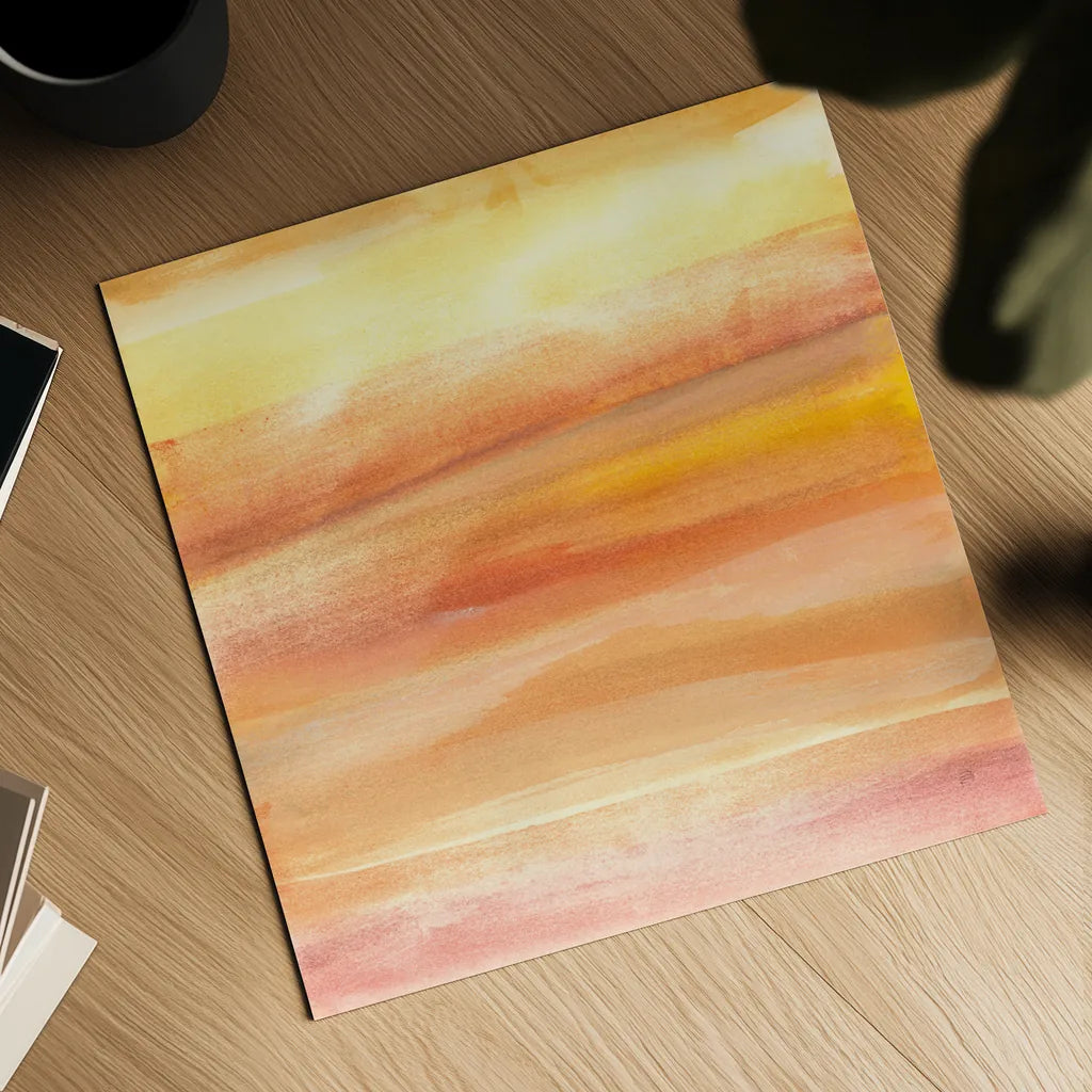 Golden Sands I by Chris Paschke. Shown as a detailed flat fine art print, highlighting archival giclee quality. Available as an archival giclee rolled canvas, fine art paper, or poster print. SKU 65474a.