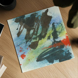 Graffiti Blue II by Chris Paschke. Shown as a detailed flat fine art print, highlighting archival giclee quality. Available as an archival giclee rolled canvas, fine art paper, or poster print. SKU 44541a.