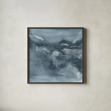 Granite II by Chris Paschke. Shown in a sleek black glass frame for a contemporary gallery look. Available as an archival giclee rolled canvas, fine art paper, or poster print. SKU 72450a.