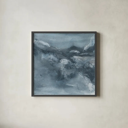 Granite II by Chris Paschke. Shown in a sleek black glass frame for a contemporary gallery look. Available as an archival giclee rolled canvas, fine art paper, or poster print. SKU 72450a.