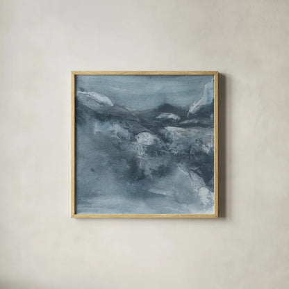 Granite II by Chris Paschke. Shown in a natural wood glass frame for a timeless modern aesthetic. Available as an archival giclee rolled canvas, fine art paper, or poster print. SKU 72450a.