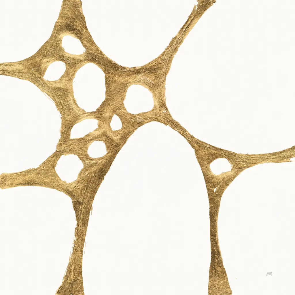 Graphic Gold I by Chris Paschke. SKU 91426a. Archival Giclee Fine art print for wall decor.