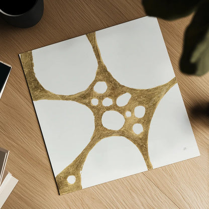 Graphic Gold II by Chris Paschke. Shown as a detailed flat fine art print, highlighting archival giclee quality. Available as an archival giclee rolled canvas, fine art paper, or poster print. SKU 91427a.