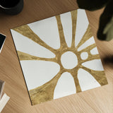 Graphic Gold V by Chris Paschke. Shown as a detailed flat fine art print, highlighting archival giclee quality. Available as an archival giclee rolled canvas, fine art paper, or poster print. SKU 91430a.