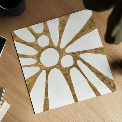 Graphic Gold VI by Chris Paschke. Shown as a detailed flat fine art print, highlighting archival giclee quality. Available as an archival giclee rolled canvas, fine art paper, or poster print. SKU 91431a.