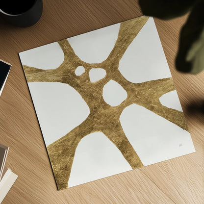 Graphic Gold VIII by Chris Paschke. Shown as a detailed flat fine art print, highlighting archival giclee quality. Available as an archival giclee rolled canvas, fine art paper, or poster print. SKU 91433a.