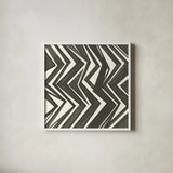 Graphics V by Chris Paschke. Shown in a crisp white glass frame for a clean and minimalist style. Available as an archival giclee rolled canvas, fine art paper, or poster print. SKU 45462a.