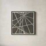 Graphics VIII by Chris Paschke. Shown in a sleek black glass frame for a contemporary gallery look. Available as an archival giclee rolled canvas, fine art paper, or poster print. SKU 45465a.