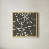 Graphics VIII by Chris Paschke. Shown in a natural wood glass frame for a timeless modern aesthetic. Available as an archival giclee rolled canvas, fine art paper, or poster print. SKU 45465a.