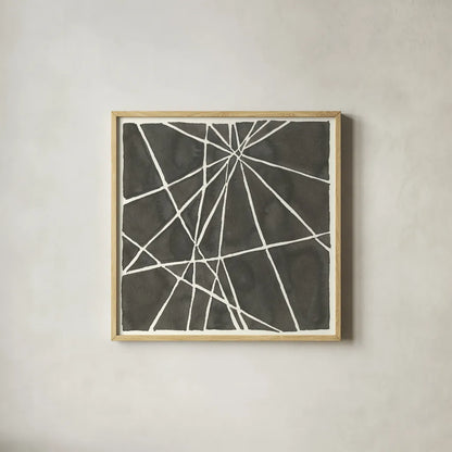 Graphics VIII by Chris Paschke. Shown in a natural wood glass frame for a timeless modern aesthetic. Available as an archival giclee rolled canvas, fine art paper, or poster print. SKU 45465a.