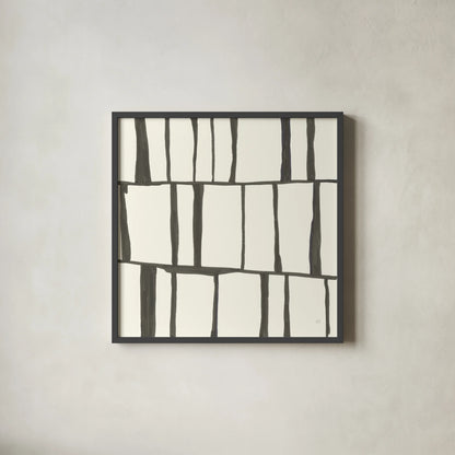 Graphics X by Chris Paschke. Shown in a sleek black glass frame for a contemporary gallery look. Available as an archival giclee rolled canvas, fine art paper, or poster print. SKU 45467a.