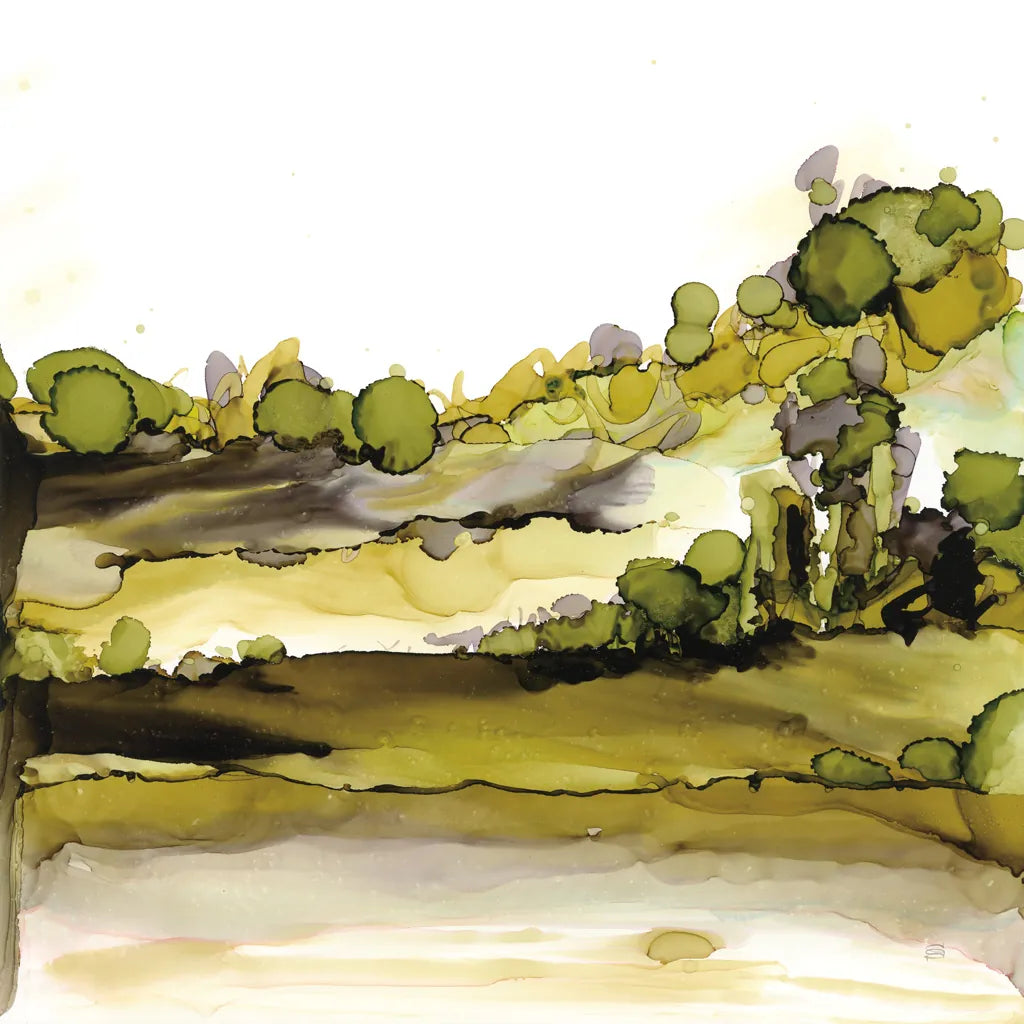 Greenscape II by Chris Paschke. SKU 66751a. Archival Giclee Fine art print for wall decor.