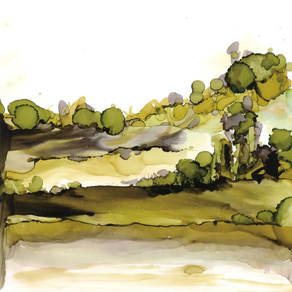 Greenscape II by Chris Paschke. SKU 66751a. Archival Giclee Fine art print for wall decor.