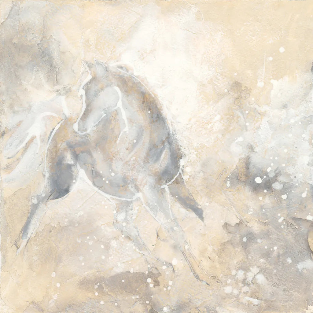 Grey Horse I by Chris Paschke. SKU 37177a. Archival Giclee Fine art print for wall decor.