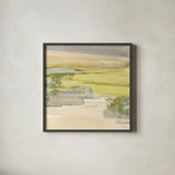 Grey Stone I by Chris Paschke. Shown in a sleek black glass frame for a contemporary gallery look. Available as an archival giclee rolled canvas, fine art paper, or poster print. SKU 19801a.